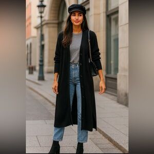 Cabi‎ Madison Sweater Cardigan Black style 3715 size Small